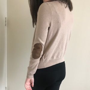 Patch elbow cardigan